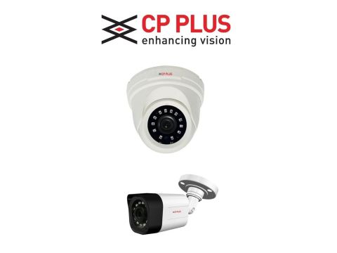 CP PLUS 8 HD CCTV Cameras and 8Ch. HD DVR Kit with 2 TB Hard Disk + All Accessories 